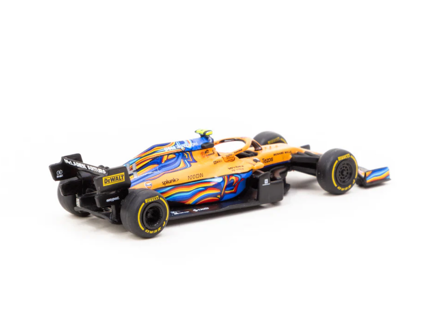 Tarmac Works 1/64 McLaren MCL35M Abu Dhabi Grand Prix 2021 Lando Norris #4 - GLOBAL64