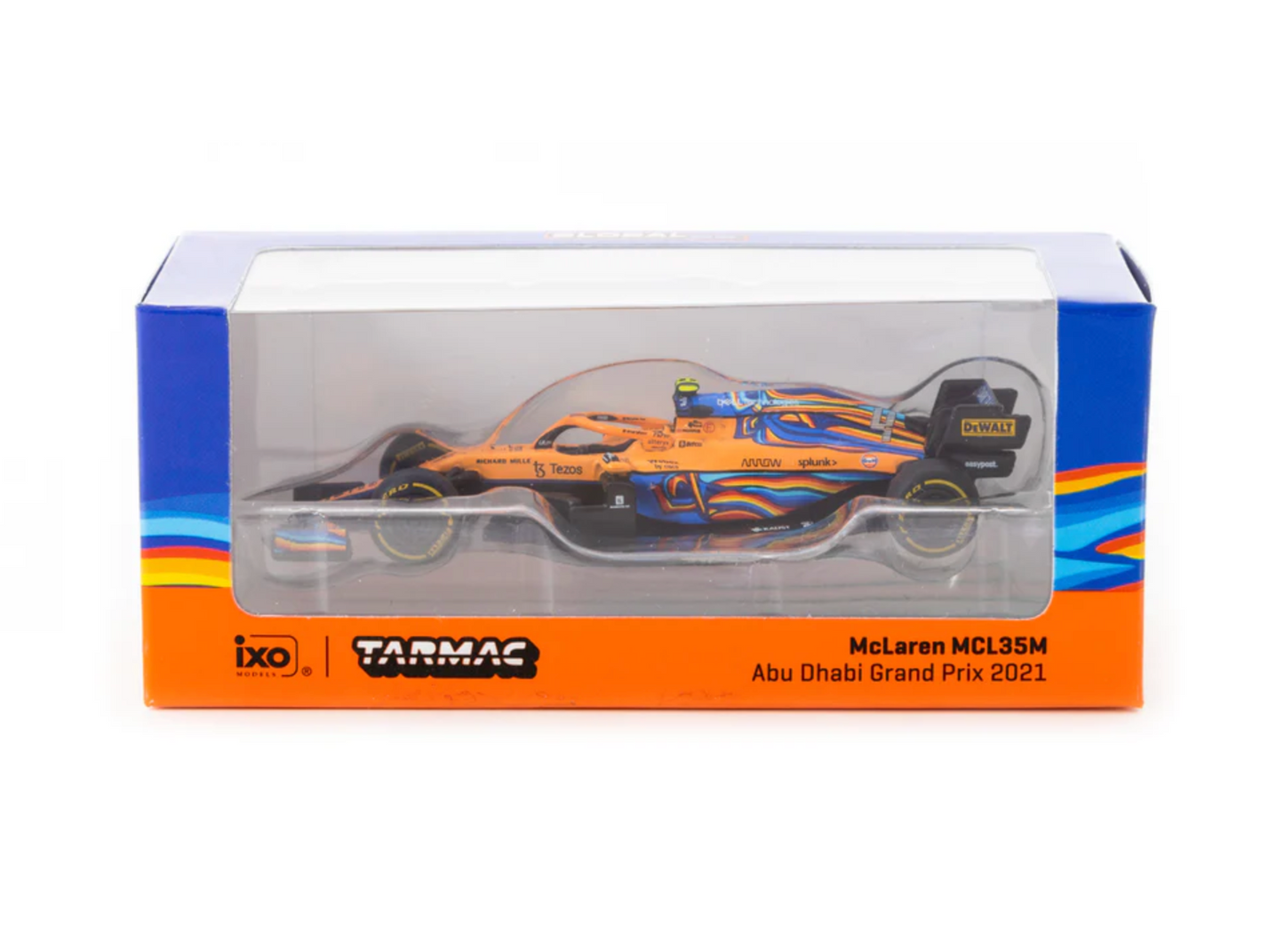 Tarmac Works 1/64 McLaren MCL35M Abu Dhabi Grand Prix 2021 Lando Norris #4 - GLOBAL64