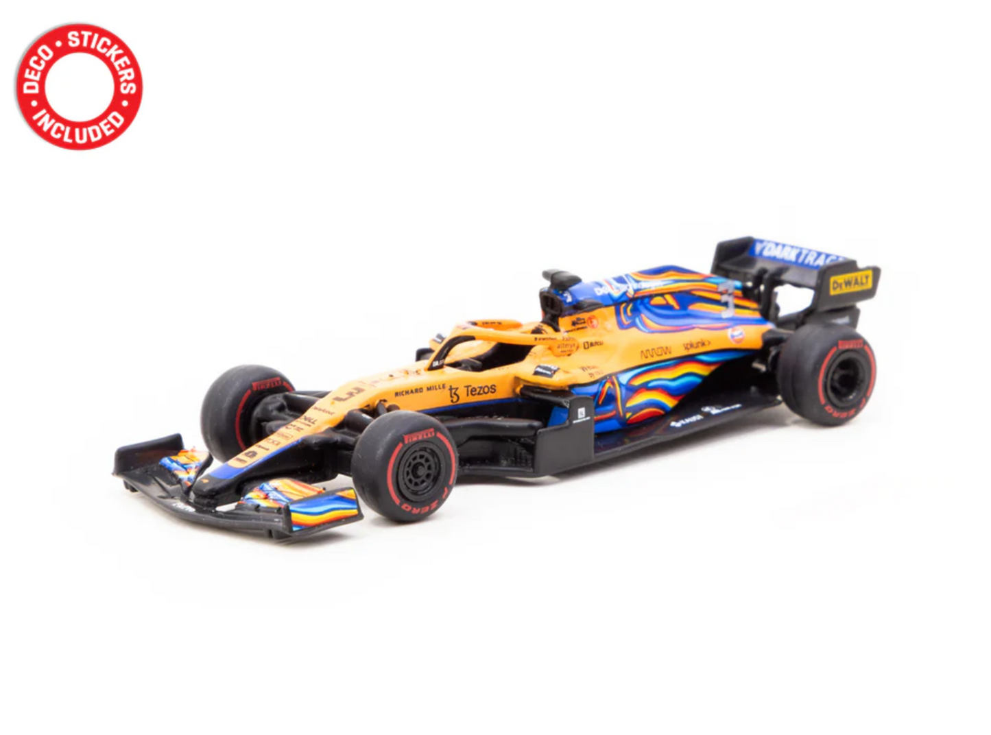 Tarmac Works 1/64 McLaren MCL35M Abu Dhabi Grand Prix 2021 Daniel Ricciardo #3 - GLOBAL64