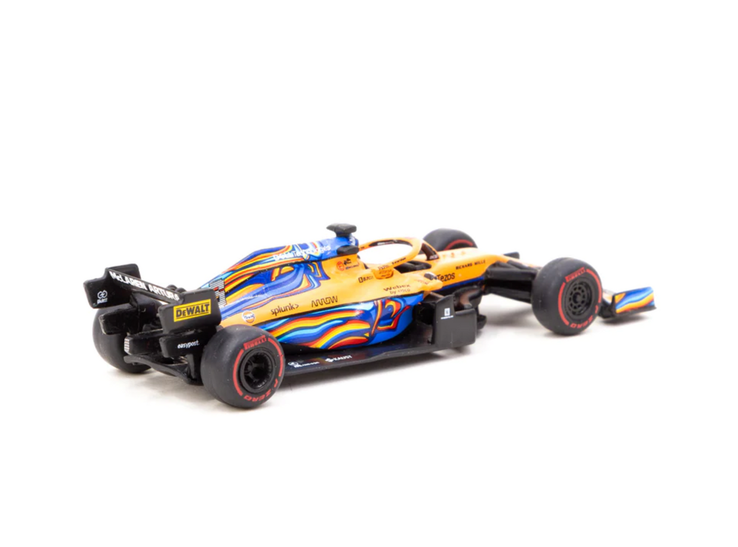 Tarmac Works 1/64 McLaren MCL35M Abu Dhabi Grand Prix 2021 Daniel Ricciardo #3 - GLOBAL64