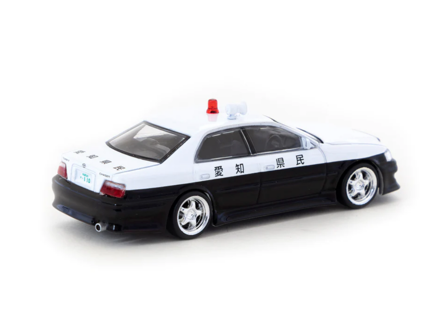 Tarmac Works 1/64 VERTEX Toyota Chaser JZX100 Black / White - GLOBAL64