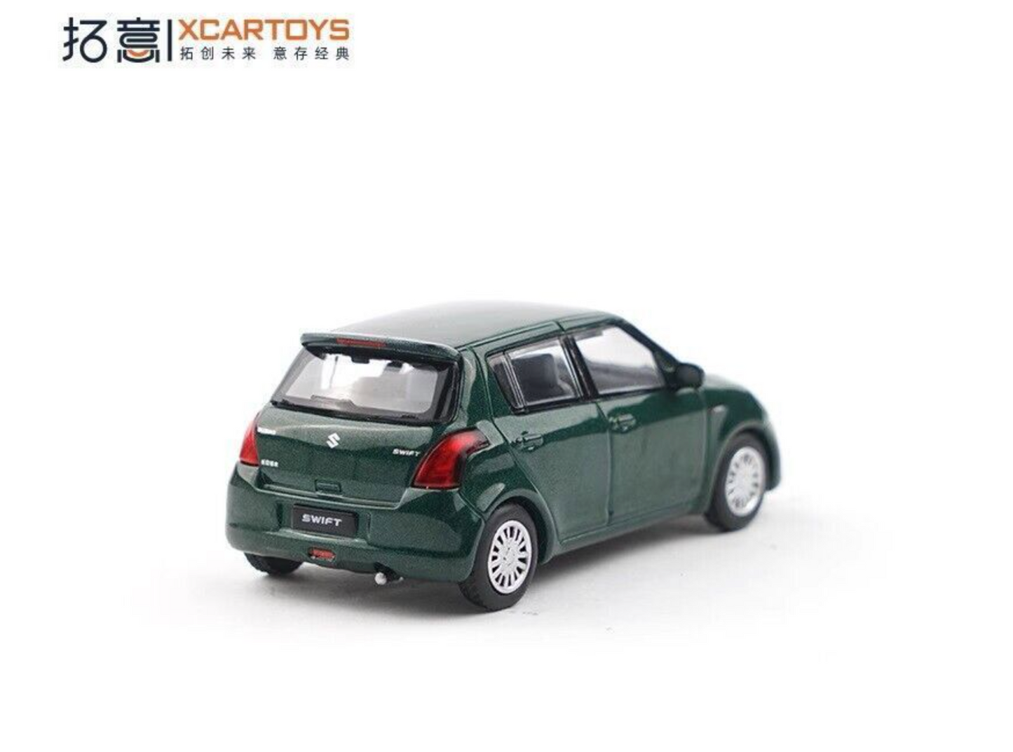 Xcartoys 1/64 Suzuki Swift Gen.1 Green with white Stripe