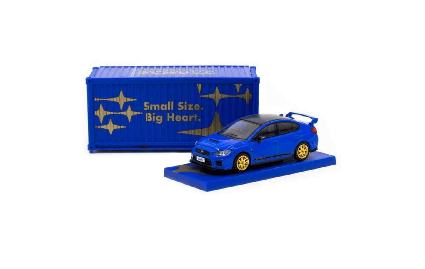 Tarmac Works 1/64 Subaru WRX STI EJ20 Final Edition with Container