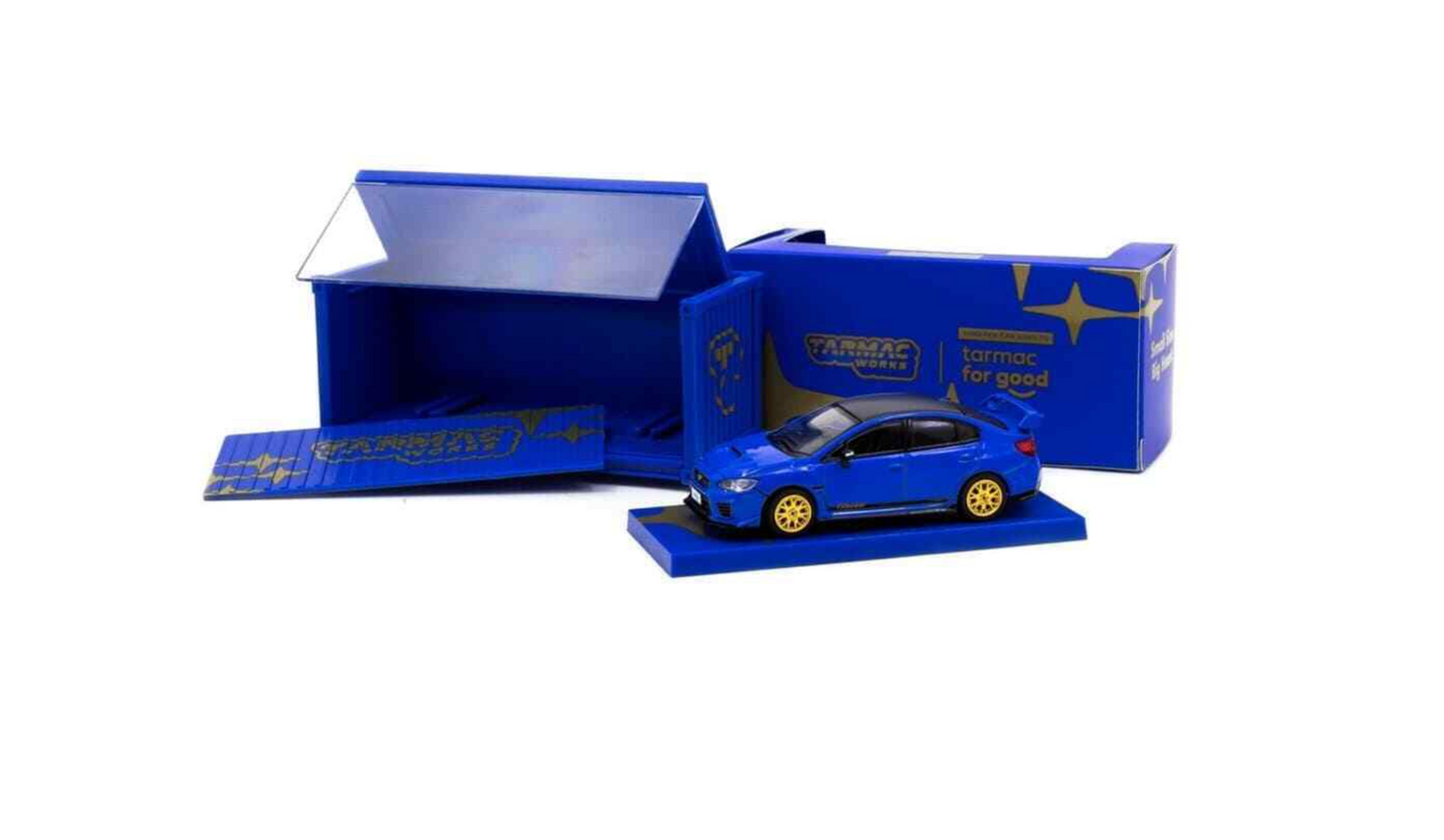 Tarmac Works 1/64 Subaru WRX STI EJ20 Final Edition with Container