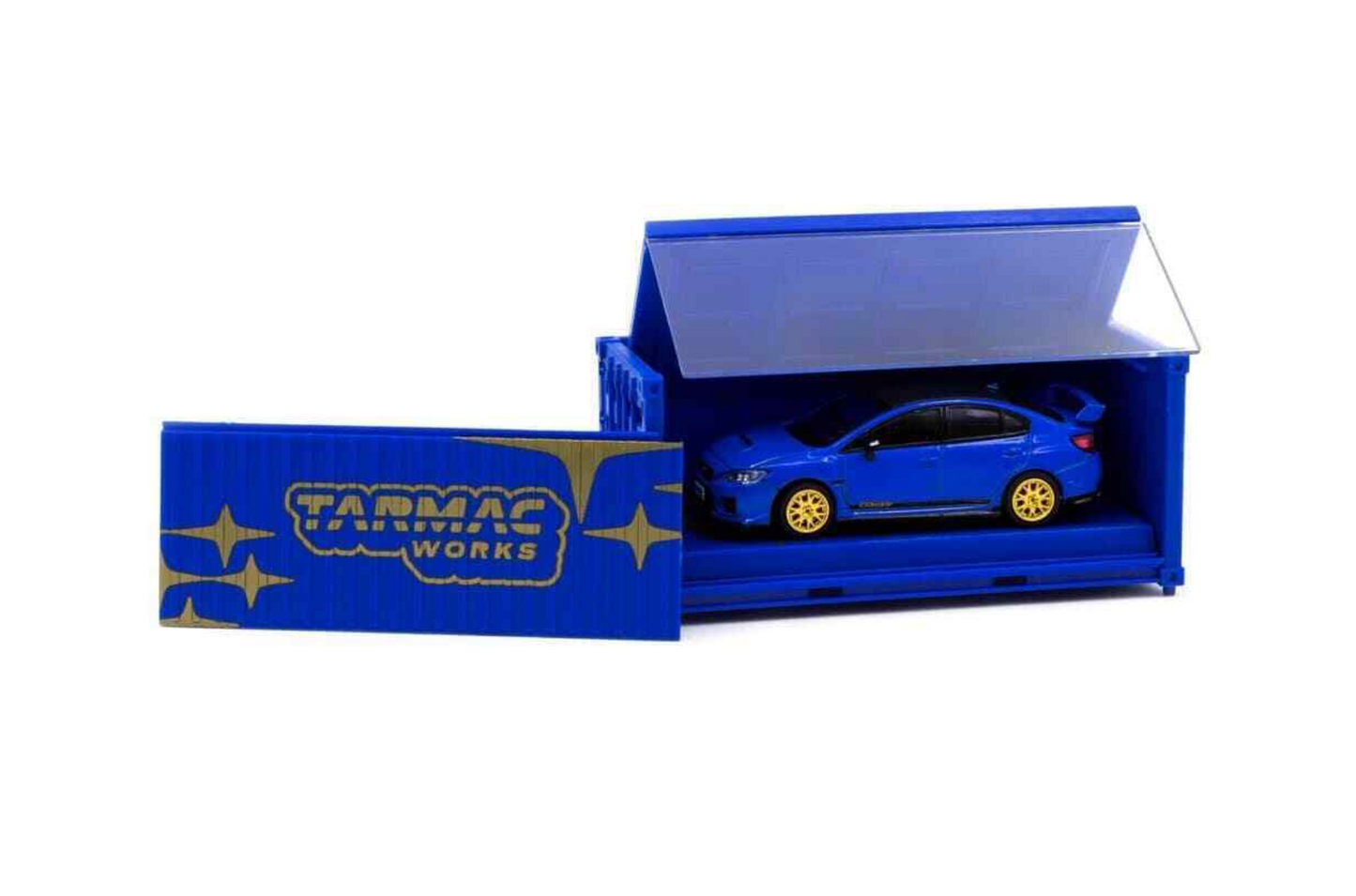 Tarmac Works 1/64 Subaru WRX STI EJ20 Final Edition with Container