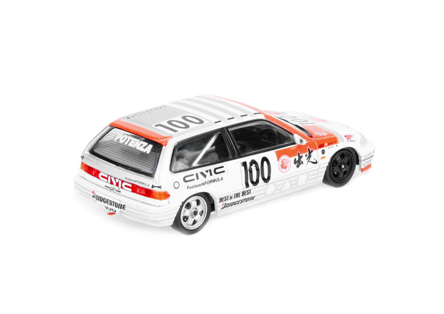 INNO 64 HONDA CIVIC EF3 GR.A #100 JTC “IDEMITSU” 1989