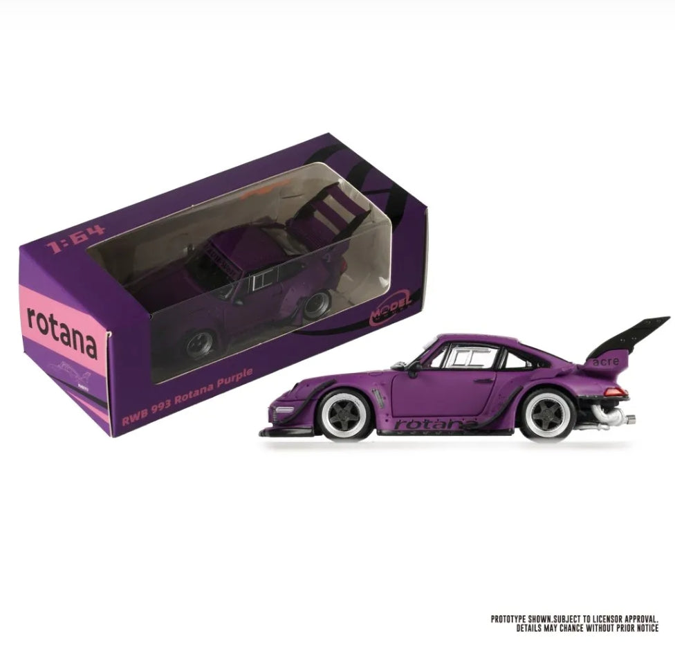 MODELMODEL 1/64 RWB 993 Rotana Purple – MM64-RWB993-002
