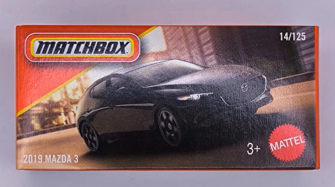 Matchbox 1/64 2019 MAZDA 3 BLACK *BOX*