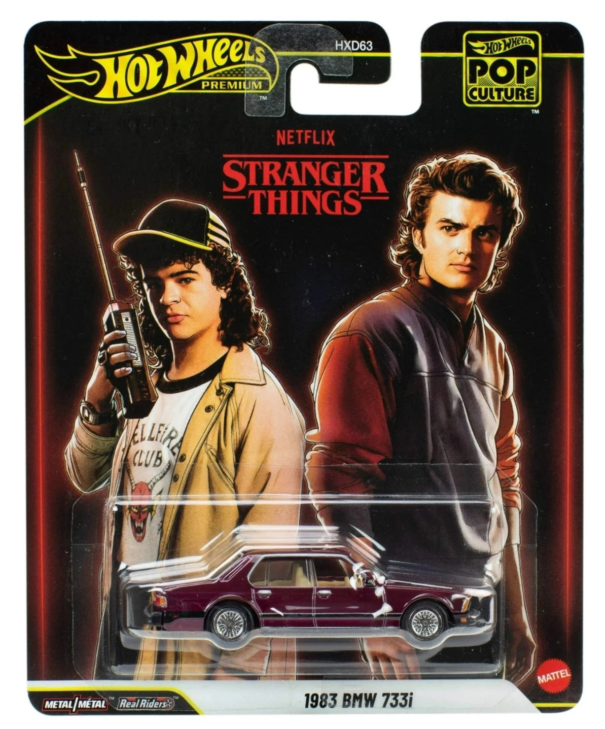 Hot Wheels Premium POP Culture Netflix The Stranger Things 1983 BMW 733i
