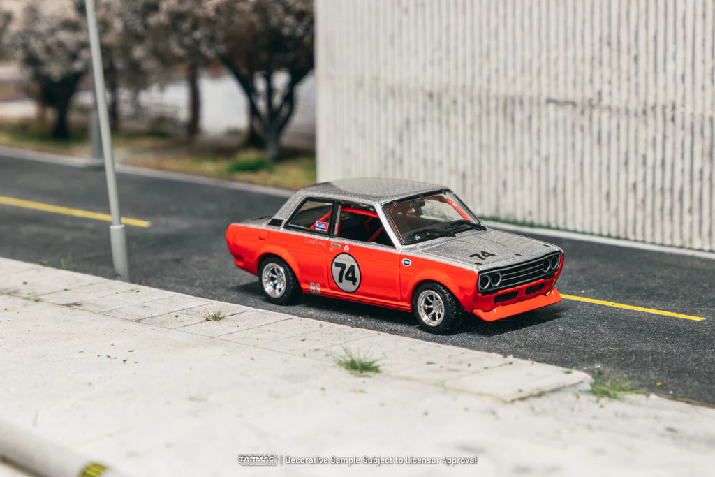 Tarmac Works 1/64 Datsun 510 Trans-Am B-Sedan 2.5 Challenge 2023 Daniel Wu - HOBBY64