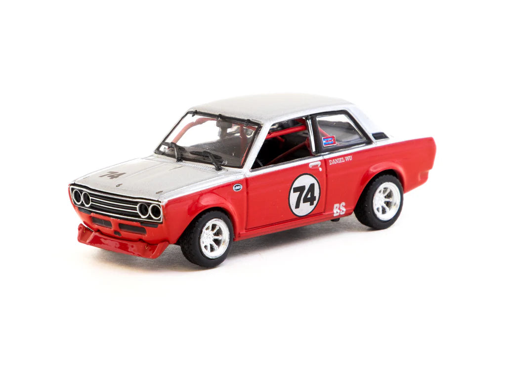 Tarmac Works 1/64 Datsun 510 Trans-Am B-Sedan 2.5 Challenge 2023 Daniel Wu - HOBBY64