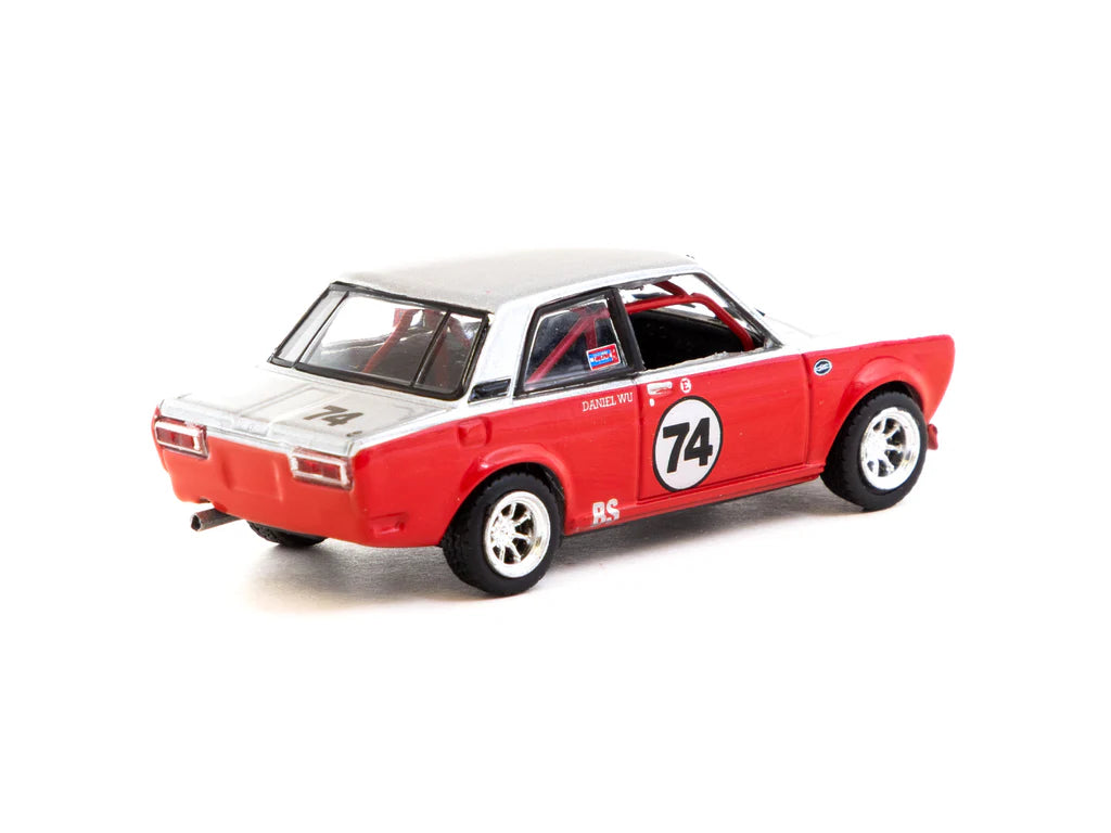 Tarmac Works 1/64 Datsun 510 Trans-Am B-Sedan 2.5 Challenge 2023 Daniel Wu - HOBBY64