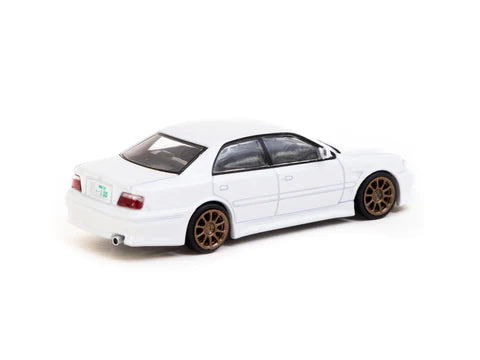 Tarmac Works 1/64 VERTEX Toyota Chaser JZX100 White Metallic - Lamley Special Edition - GLOBAL64