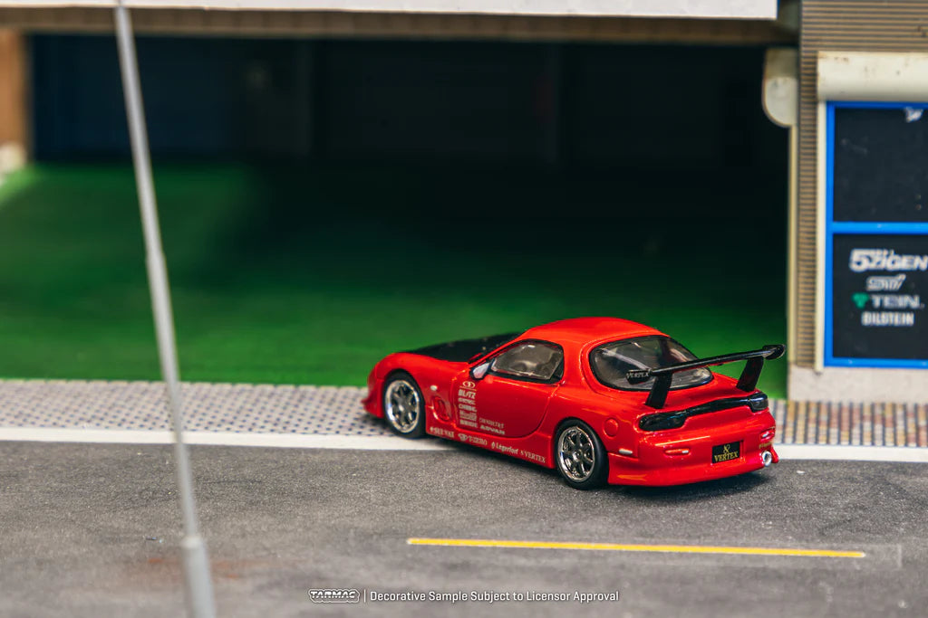 Tarmac Works 1/64 VERTEX Mazda RX-7 FD3S Red - GLOBAL 64