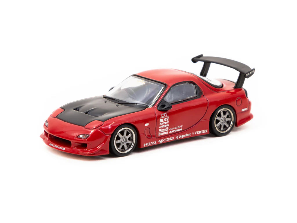 Tarmac Works 1/64 VERTEX Mazda RX-7 FD3S Red - GLOBAL 64