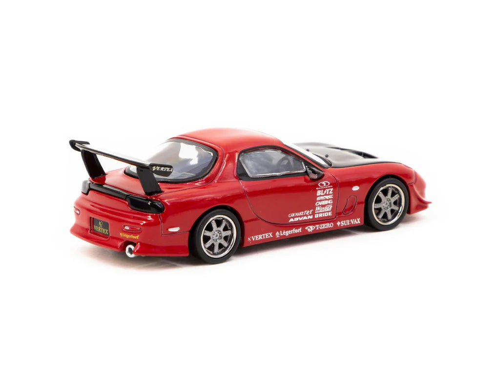 Tarmac Works 1/64 VERTEX Mazda RX-7 FD3S Red - GLOBAL 64