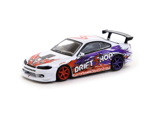 Tarmac Works 1/64 VERTEX Nissan Silvia S15 DriftShop European Drift Championship - Driftshop Special Edition - GLOBAL64