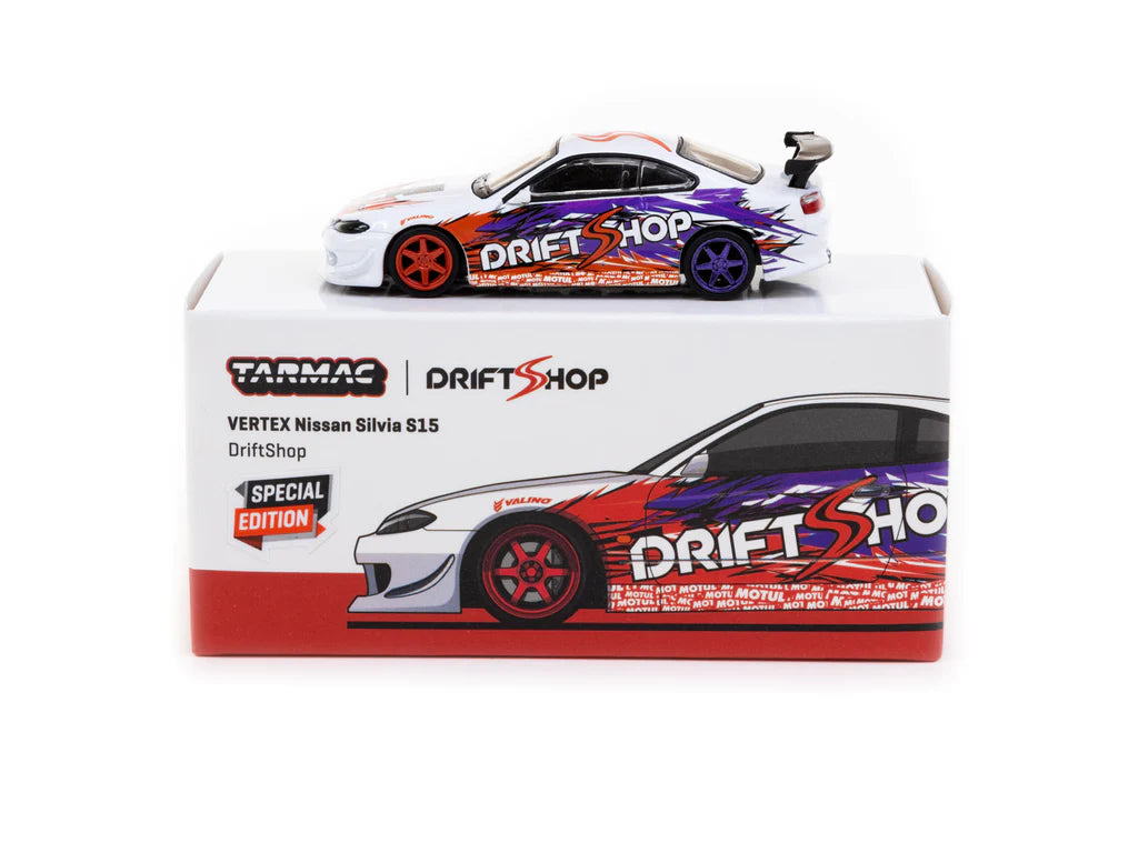 Tarmac Works 1/64 VERTEX Nissan Silvia S15 DriftShop European Drift Championship - Driftshop Special Edition - GLOBAL64
