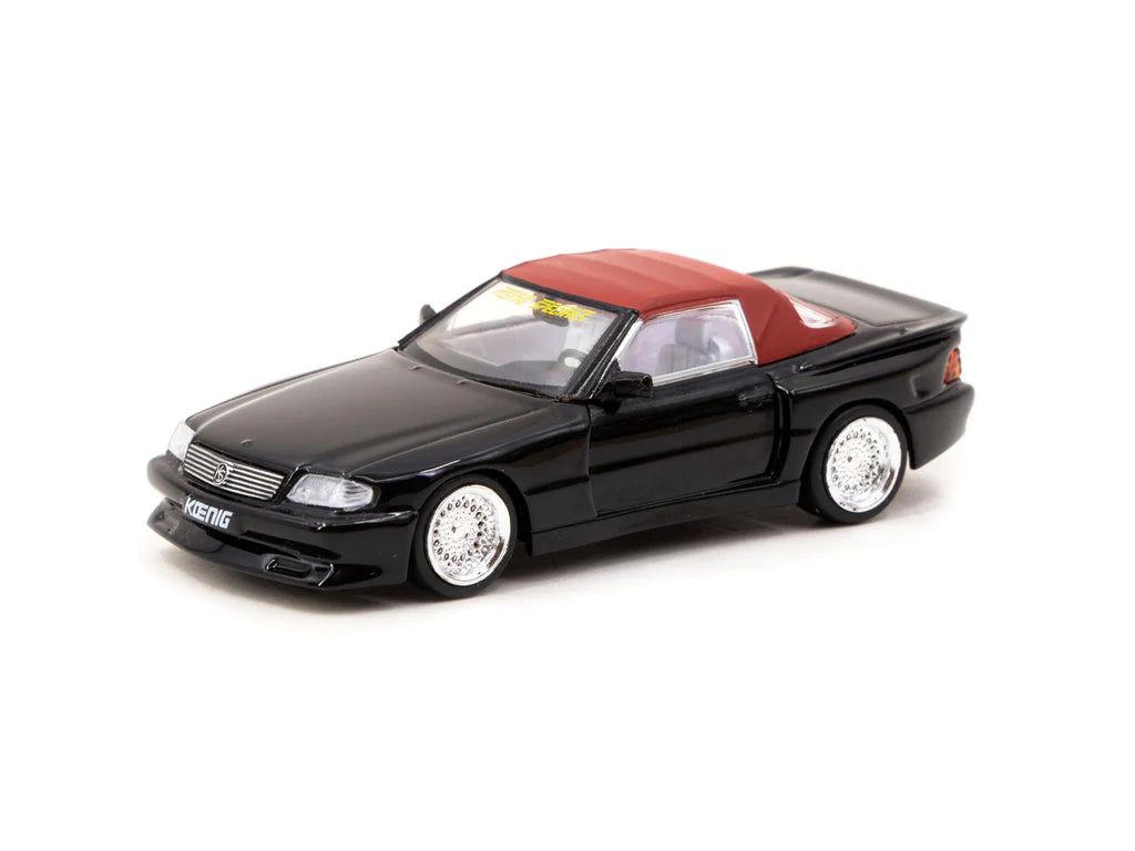 Tarmac Works 1/64 Mercedes-Benz SL 500 Koenig Specials Black - GLOBAL64