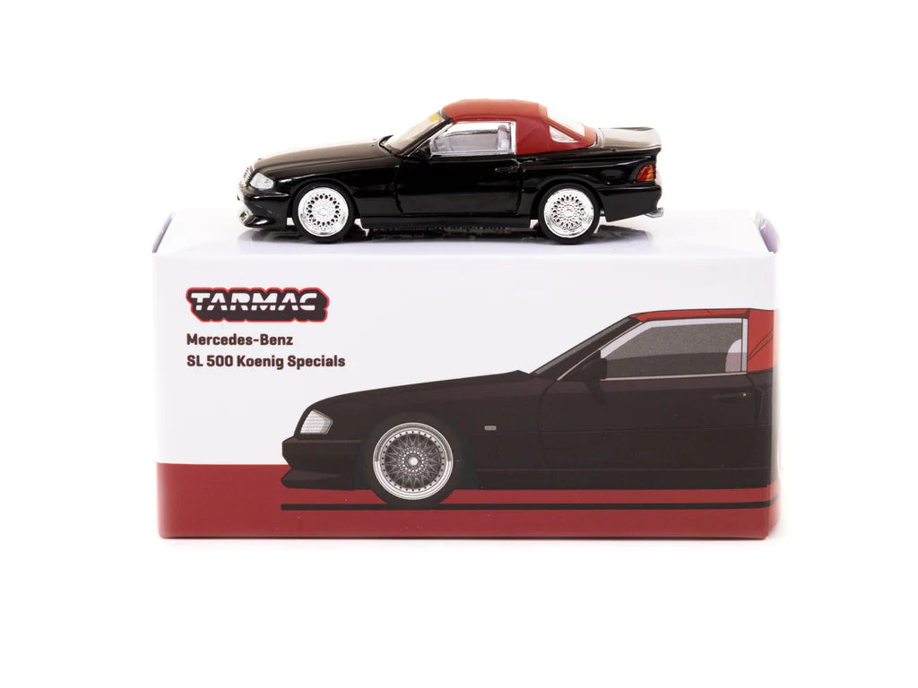 Tarmac Works 1/64 Mercedes-Benz SL 500 Koenig Specials Black - GLOBAL64