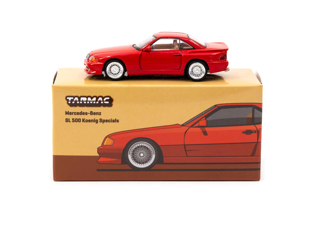 Tarmac Works 1/64 Mercedes-Benz SL 500 Koenig Specials - Red - GLOBAL64