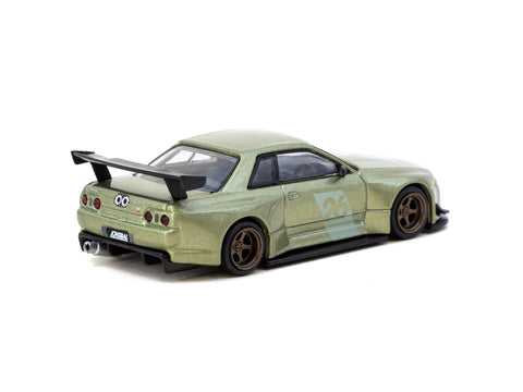TARMAC WORKS 1/64 Nissan Skyline (R32) Widebody Millennium Jade - Designed by Jon Sibal - Tokyo Auto Salon 2026 Special Edition - GLOBAL64