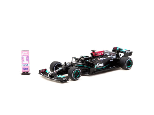 Tarmac Works 1/64 Mercedes-AMG F1 W12 E Performance São Paulo Grand Prix 2021 Winner Lewis Hamilton #44 - GLOBAL64