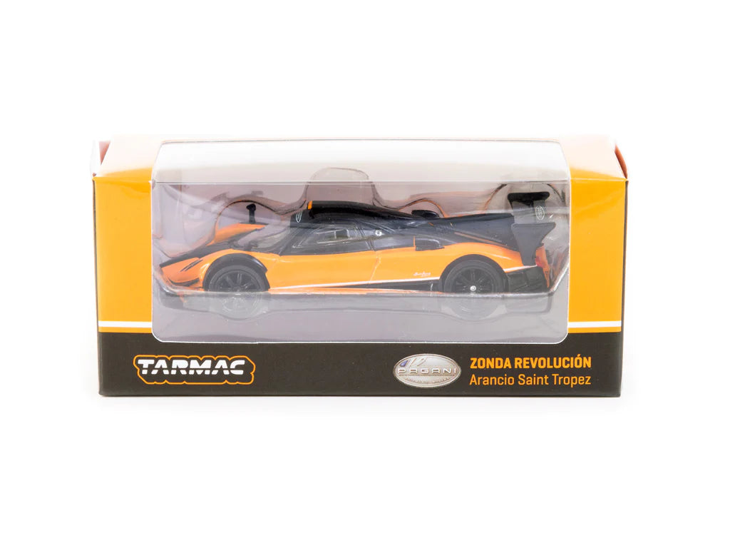 Tarmac Works 1/64 Pagani Zonda Revolución Arancio Saint Tropez - GLOBAL64