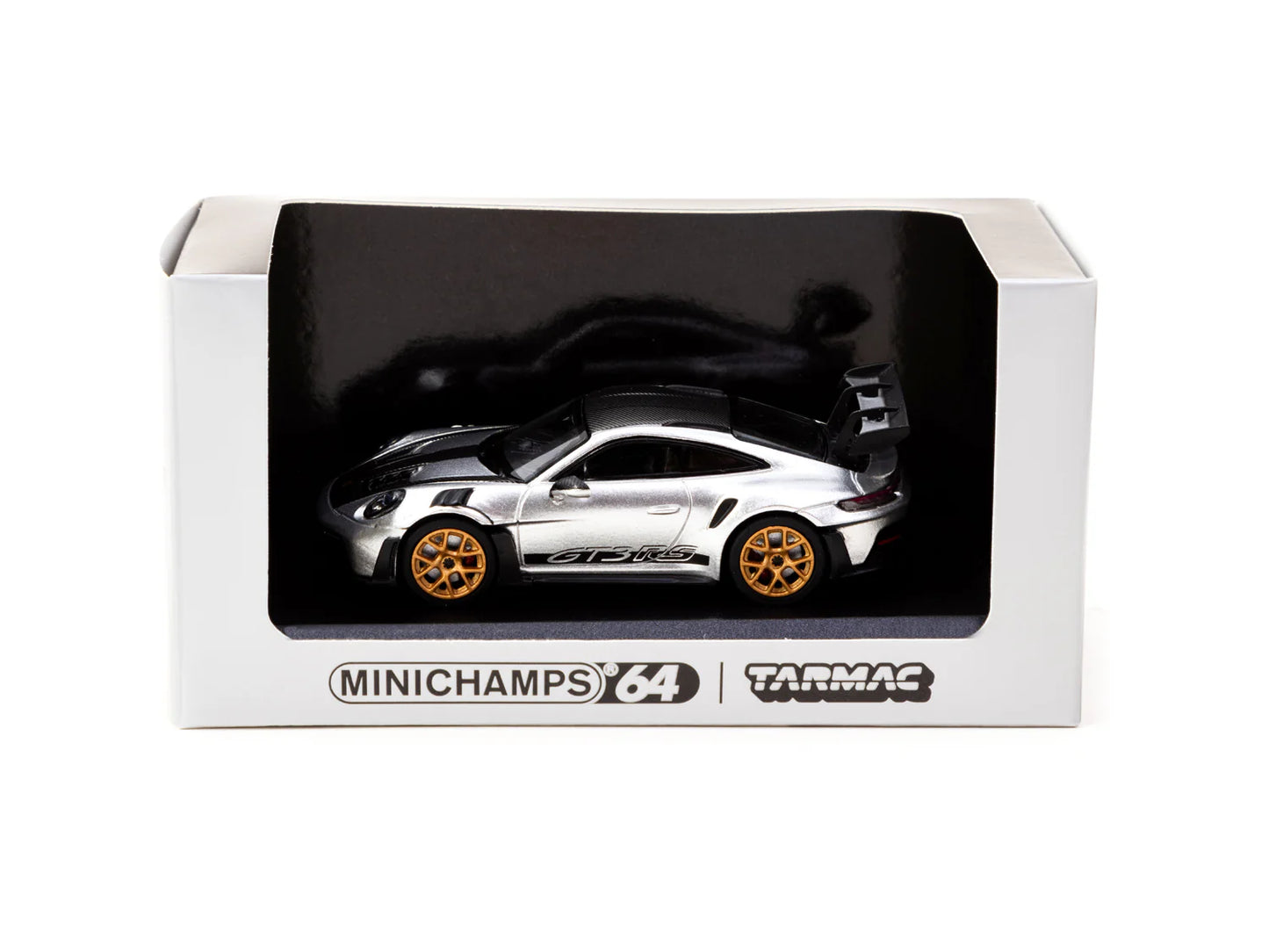 Minichamps X Tarmac Works 1/64 Porsche 911 (992) GT3 RS GT Porsche Racing Green Metallic - COLLAB64