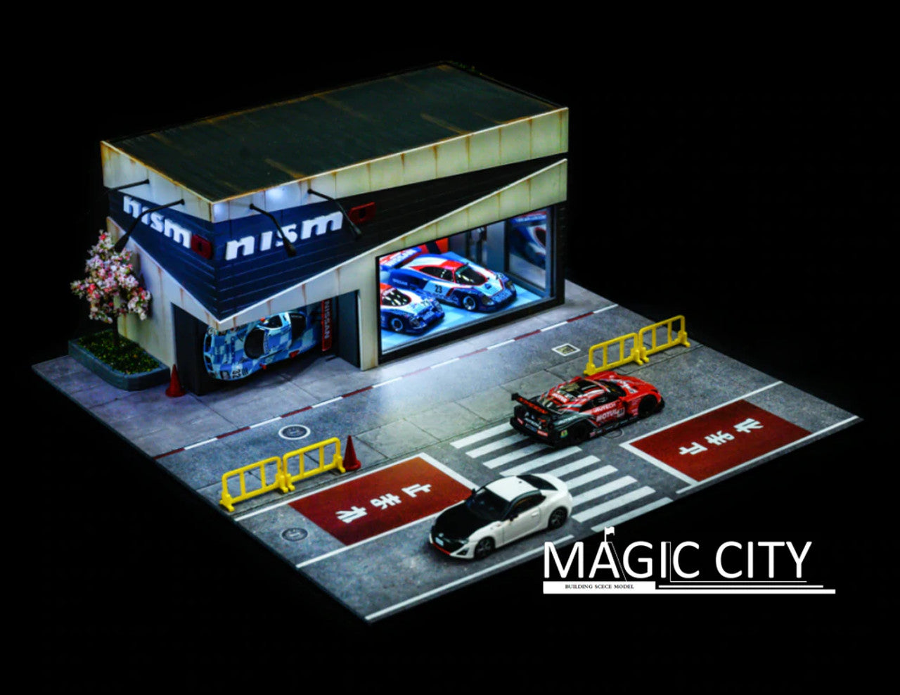 Magic City 1/64Nissan Nismo Theme Showroom Diorama 110029