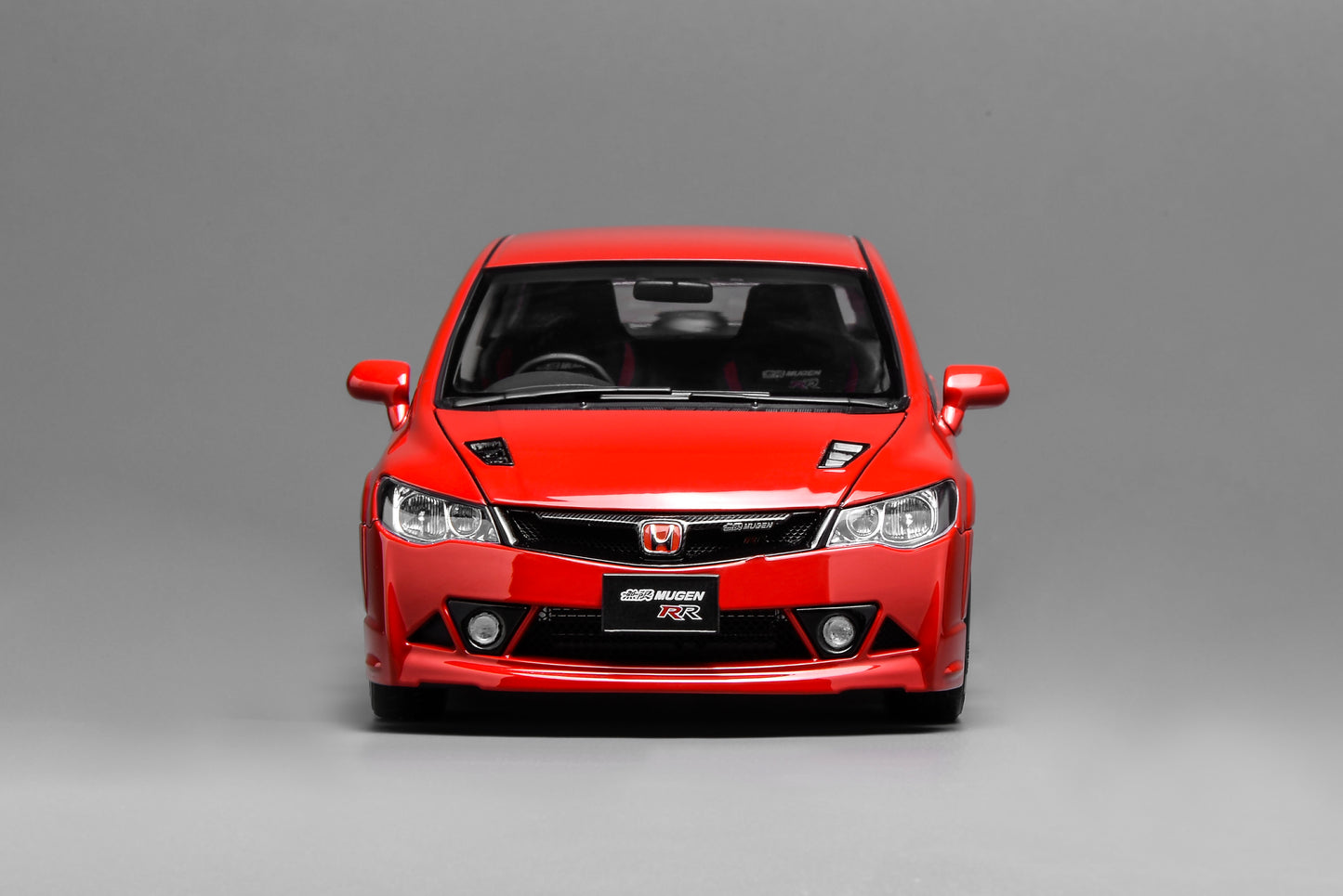 MOTORHELIX 1/18 Honda Civic Type R(FD2)MUGEN RR Diecast Model. M85415 Milano Red
