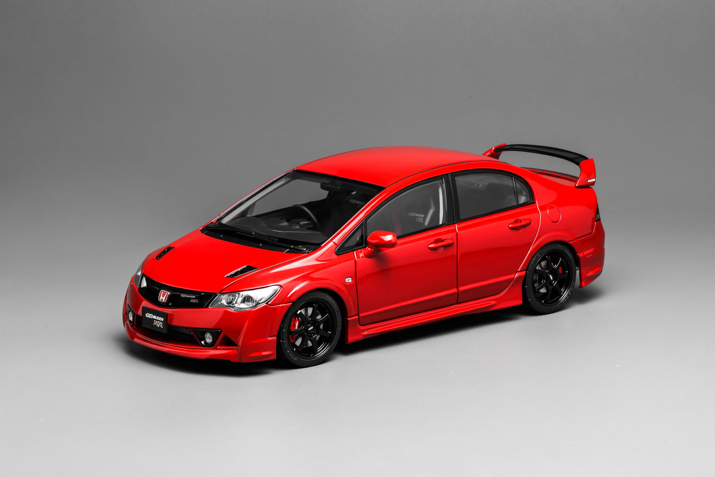 MOTORHELIX 1/18 Honda Civic Type R(FD2)MUGEN RR Diecast Model. M85415 Milano Red