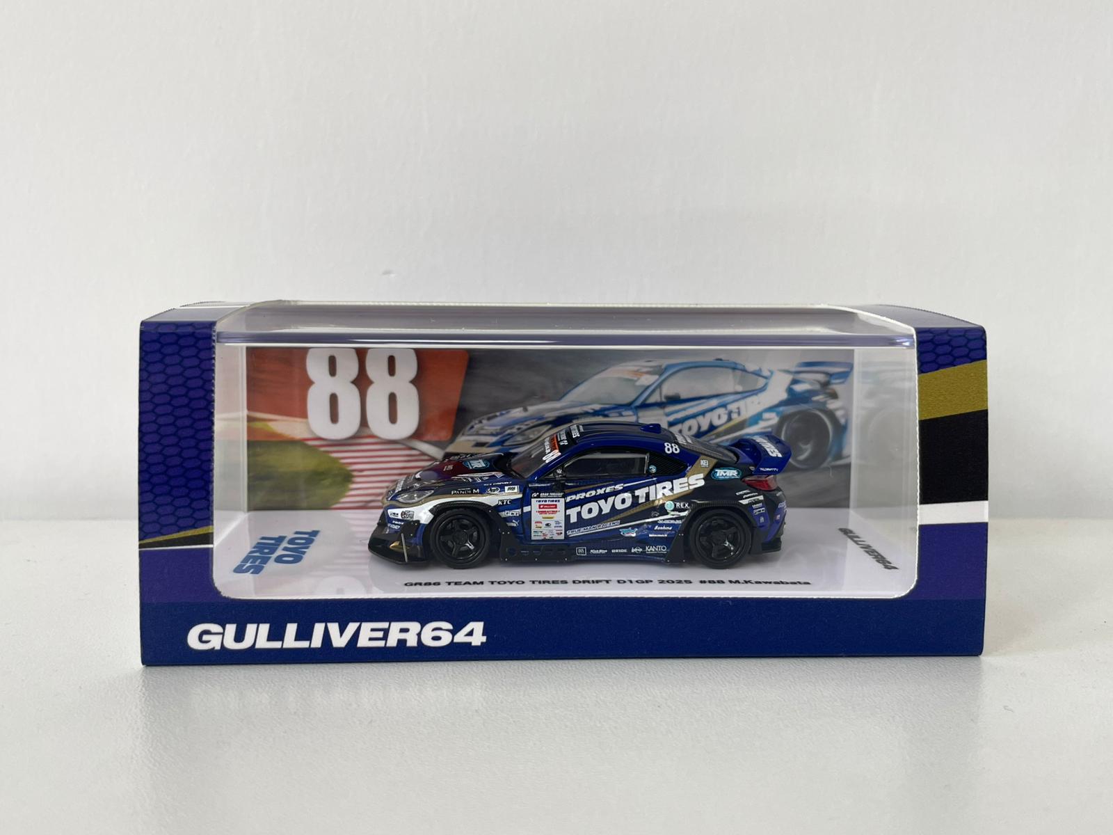 TAS26 INNO64 GR86 TEAM TOYO TIRES DRIFT D1GP 2025 #88 – Diecast