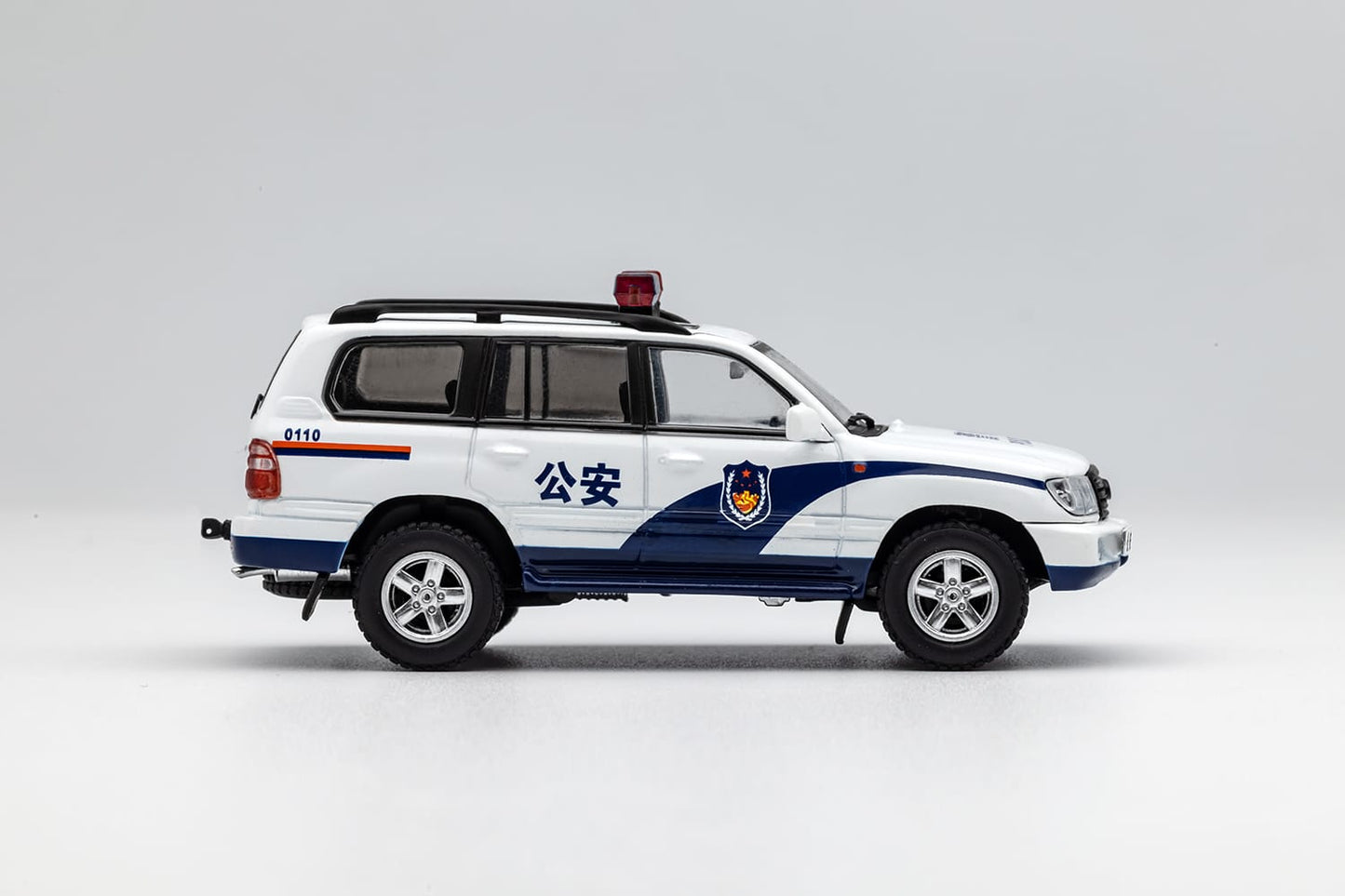GCD 1/64 TOYOTA LC100 LHD Police car KS-023-298