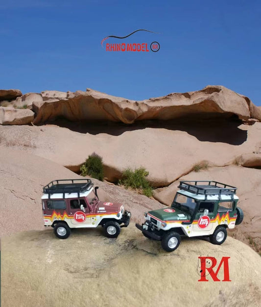 Rhino Model RM 1/64 Diecast Model Land Cruiser FJ40 (J40/LC40) Off-Road Version