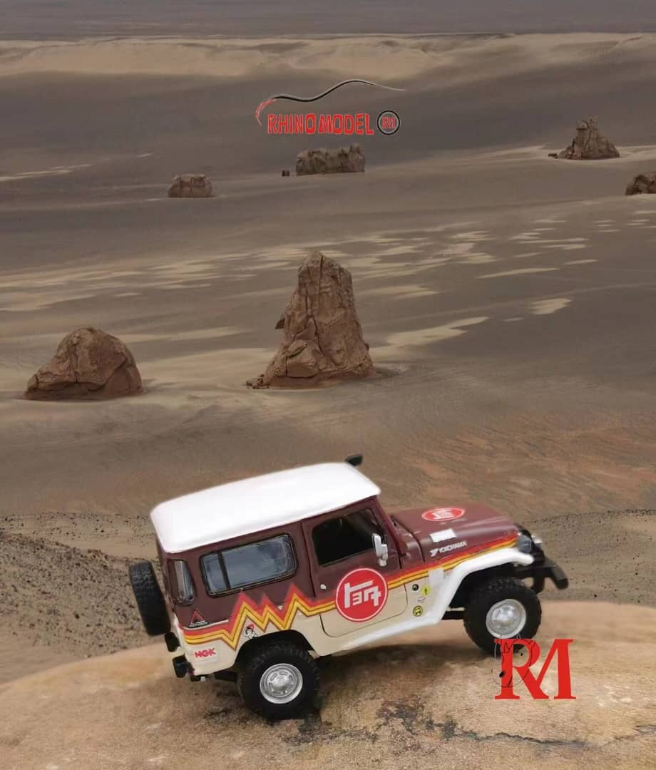 Rhino Model RM 1/64 Diecast Model Land Cruiser FJ40 (J40/LC40) Off-Road Version