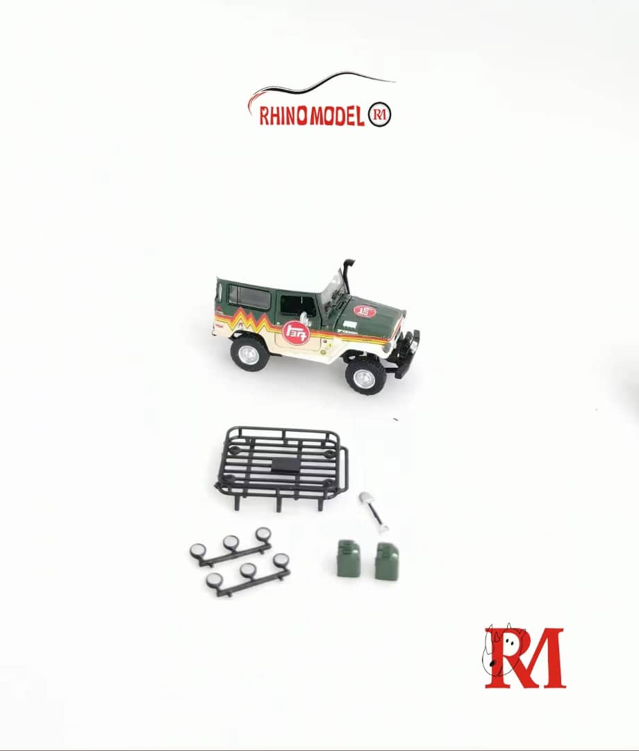 Rhino Model RM 1/64 Diecast Model Land Cruiser FJ40 (J40/LC40) Off-Road Version