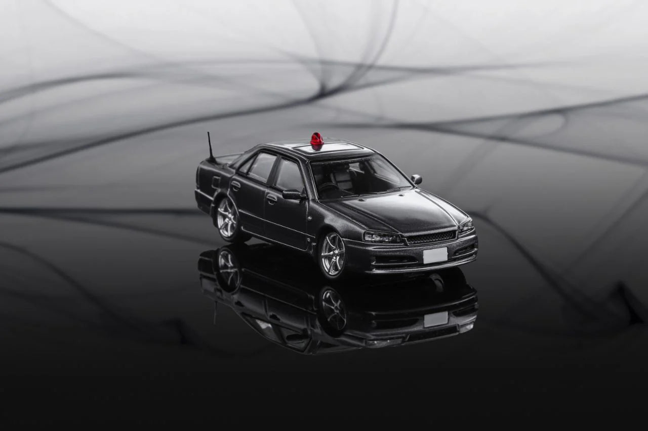 Mortal 1/64 Nissan Skyline ER34 25GT Police Car Grey