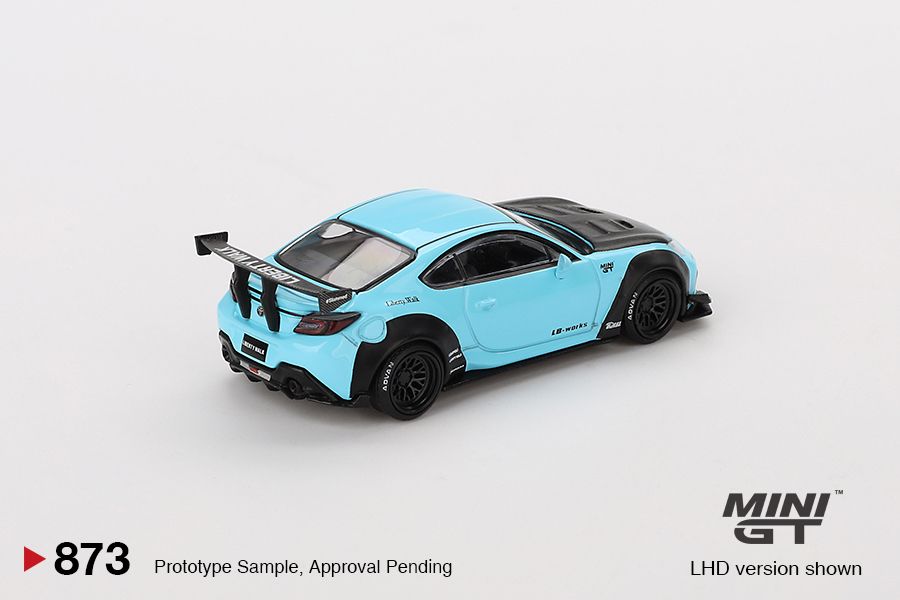 MINI GT #873 1/64 Toyota GR86 LB★Nation Baby Blue (RHD)