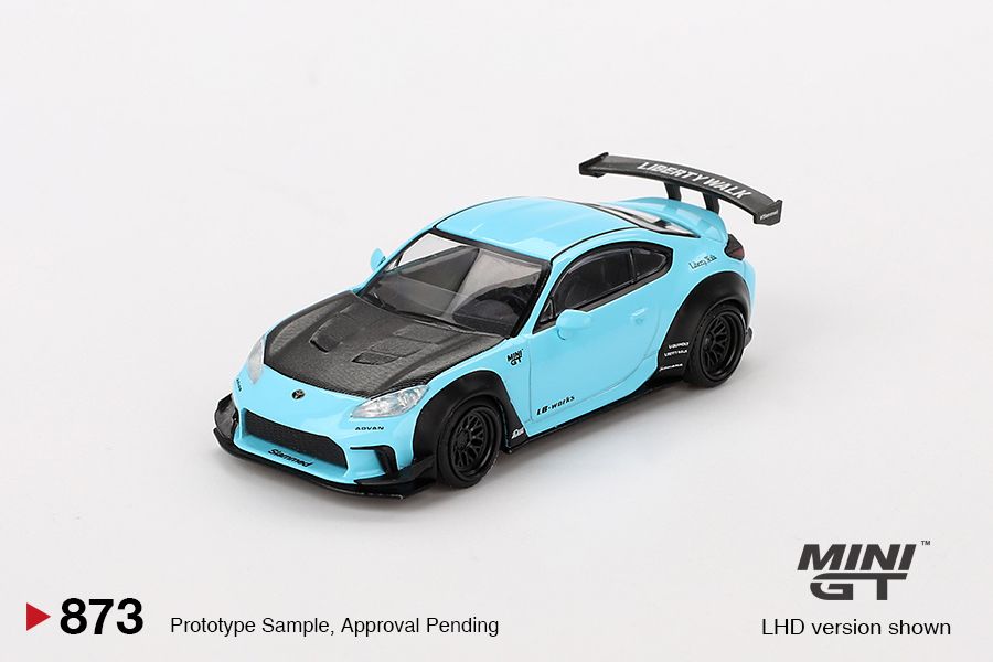 MINI GT #873 1/64 Toyota GR86 LB★Nation Baby Blue (RHD)
