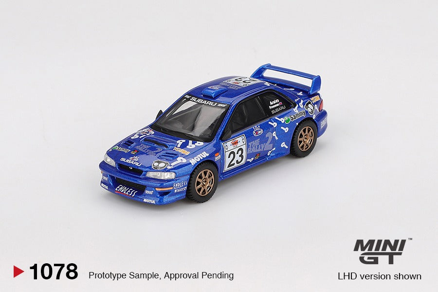 * PRE ORDER * MINI GT #1078 1/64 Subaru Impreza WRC99 #23 2000 Acropolis Rally ( LHD )