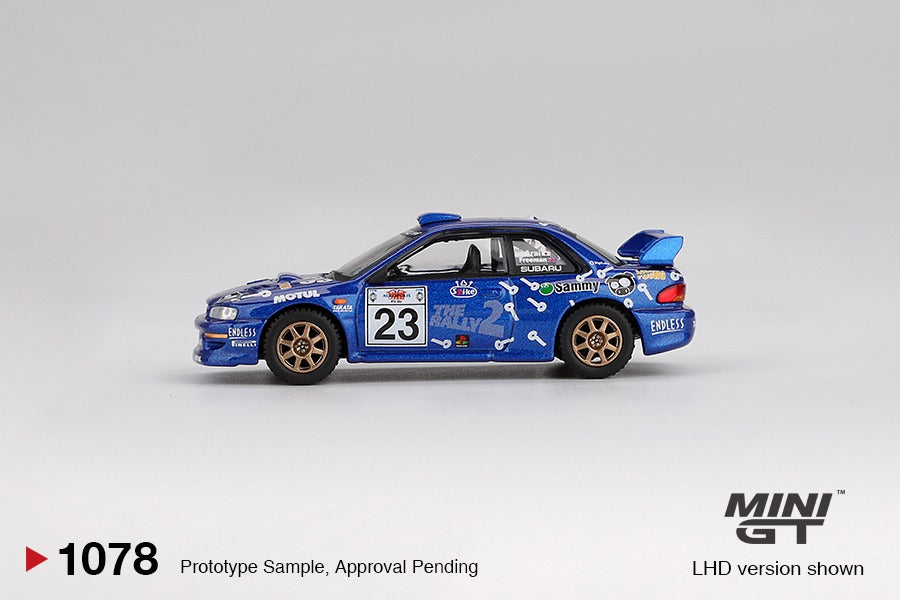 * PRE ORDER * MINI GT #1078 1/64 Subaru Impreza WRC99 #23 2000 Acropolis Rally ( LHD )