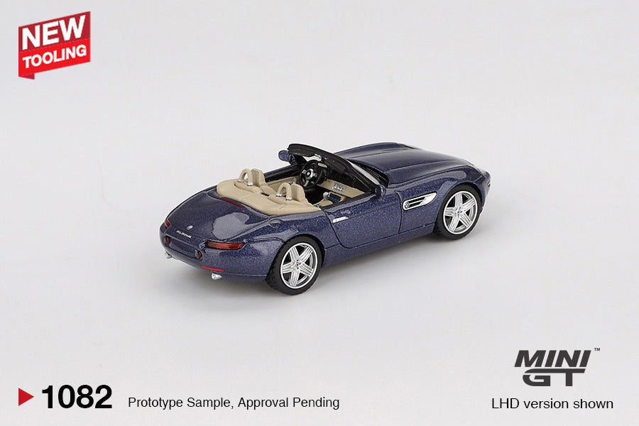 * PRE ORDER * MINI GT #1082 1/64 BMW Z8 Alpina Alpine Blue ( LHD )
