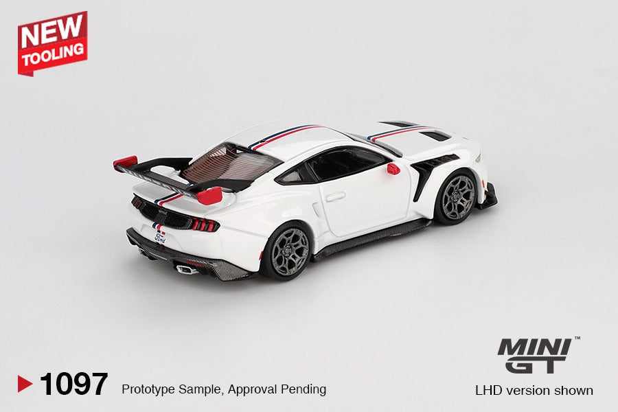 * PRE ORDER * MINI GT #1097 1/64 Ford Mustang GTD Spirit of America (LHD) - BLISTER PACK