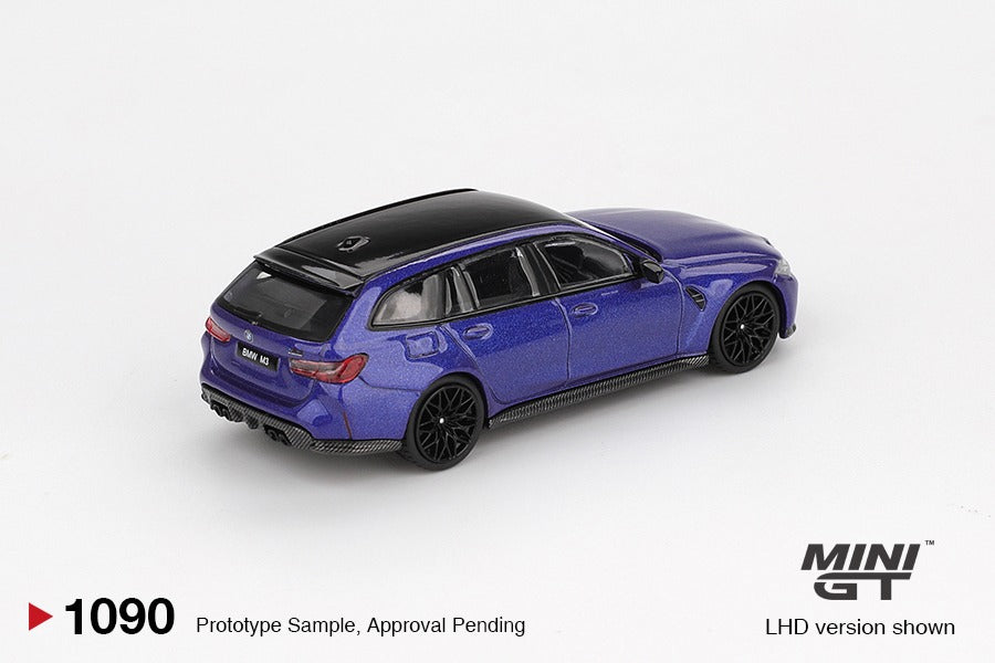 * PRE ORDER * MINI GT #1190 1/64 BMW M3 Competition Touring Portimao Blue Metallic * BLISTER PACK *