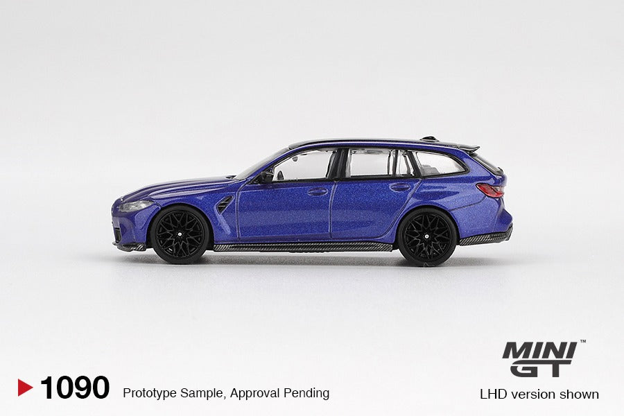 * PRE ORDER * MINI GT #1190 1/64 BMW M3 Competition Touring Portimao Blue Metallic * BLISTER PACK *