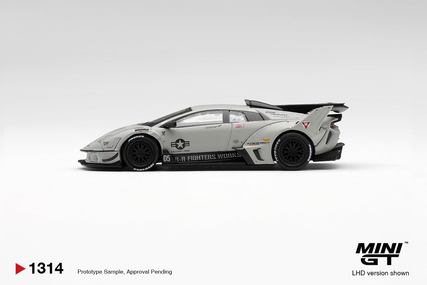 * PRE ORDER * MINI GT #1314 1/64 Lamborghini LB-Silhouette WORKS MURCIELAGO GT Evo Fighter (LHD)