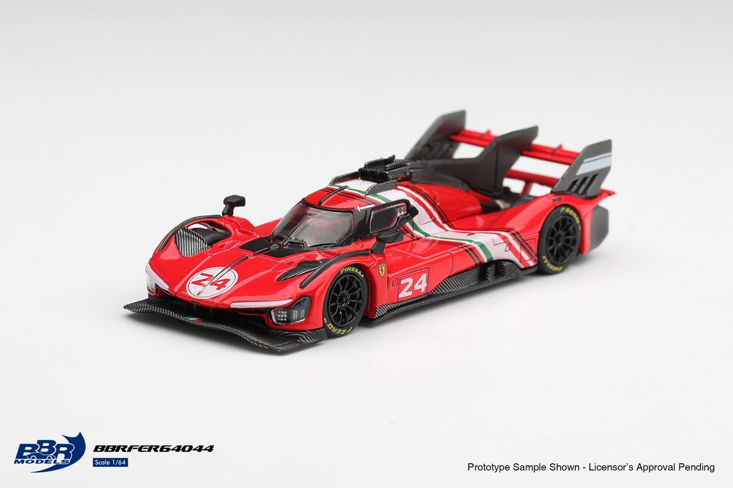 * PRE ORDER * BBR 1/64 Ferrari 499P Modificata Rosso Corsa BBRFER64044