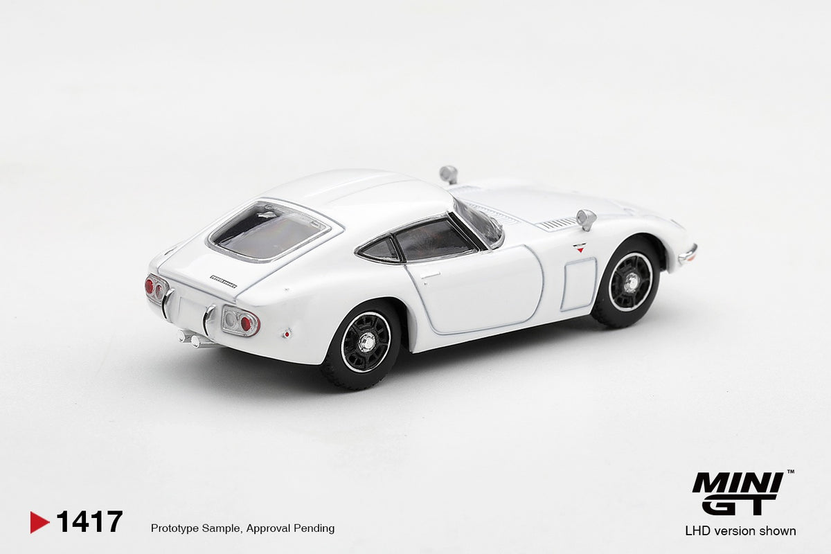 * PRE ORDER * MINI GT #1417 1/64 Toyota 2000GT Pegasus White (RHD)