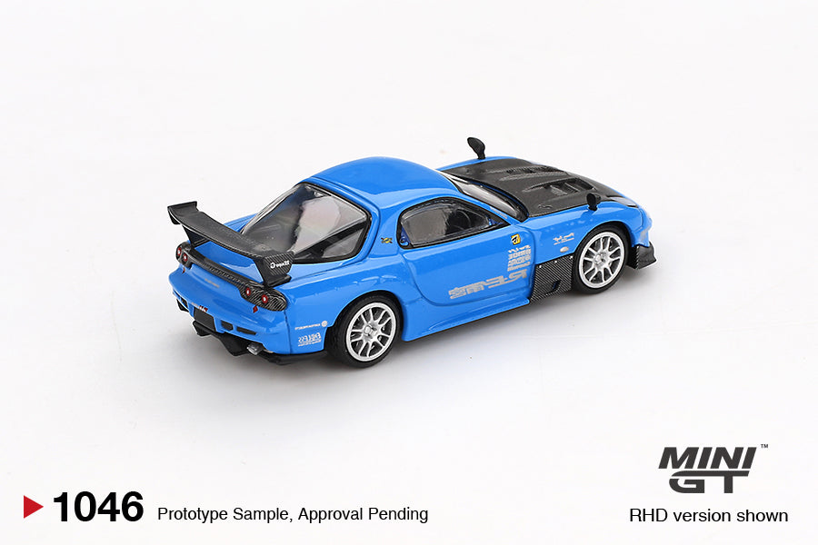 MINI GT #1046 1/64 Mazda RX-7 RE-Amemiya 20B NA 3ROTOR-7 “Ama-san Go” - BLISTER PACK